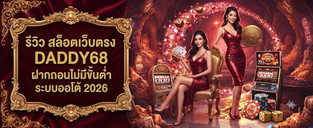 DADDY68 direct web slots review featuring no minimum deposit, auto-system, and 2026 proven bonus strategy