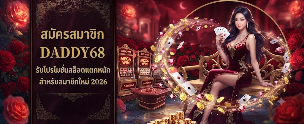 DADDY68 member registration portal featuring exclusive slot promotions and top-rated live casino experience"